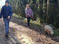 Marta i Mateusz spacerują