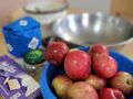 1. Produkty potrzebne do wykonania nutelli jabłkowej