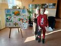 3. Pani dyrektor z uczennicą która zajęła 3 miejsce 