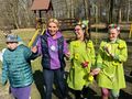 Wiosenna gimnastyka z uczniami i Panią Magdą