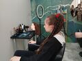 Klaudia w nowej fryzurze